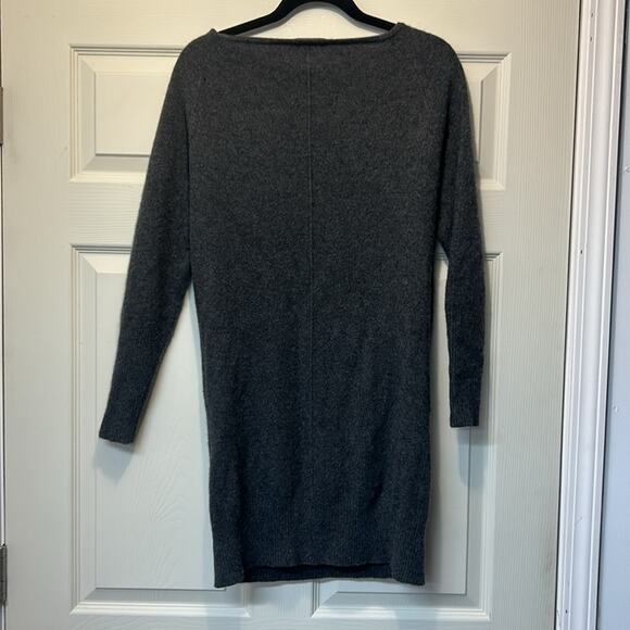 Athleta Cashmere Sweater Dress Adi Mudra Gray Grey Long Sleeve Womens Size Small - Picture 4 of 6
